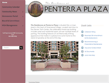 Tablet Screenshot of penterraplazahoa.com